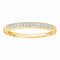 LADIES BAND ONLY 0.10CT ROUND DIAMOND 10K YELLOW GOLD