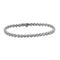 LADIES BRACELET 1.00CT ROUND DIAMOND 10K WHITE GOLD