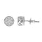 LADIES STUD EARRINGS 0.33CT ROUND DIAMOND 10K WHITE GOLD