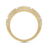 MEN'S BAND 1.00CT ROUND/BAGUETTE DIAMOND 10K YELLOW GOLD