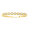 LADIES STACKABLE BAND 0.11CT ROUND DIAMOND 10K YELLOW GOLD