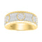 MEN'S RING 0.75CT ROUND DIAMOND 10K YELLOW GOLD