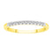 LADIES BAND 0.15CT ROUND DIAMOND 14K YELLOW GOLD