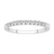 LADIES BAND 0.25CT ROUND DIAMOND 14K WHITE GOLD
