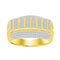 MEN'S RING 0.55CT ROUND DIAMOND 10K YELLOW GOLD