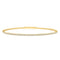 LADIES FLEXIBLE BANGLE 3.00CT ROUND DIAMOND 14K YELLOW GOLD