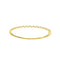 LADIES BANGLE 0.33CT ROUND DIAMOND 14K YELLOW GOLD