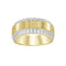 MENS BAND 1.00CT ROUND DIAMOND 14K YELLOW GOLD