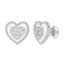 LADIES BAND 0.25CT ROUND DIAMOND 14K WHITE GOLD