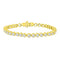 LADIES BRACELET 6.15CT ROUND DIAMOND 10K YELLOW GOLD